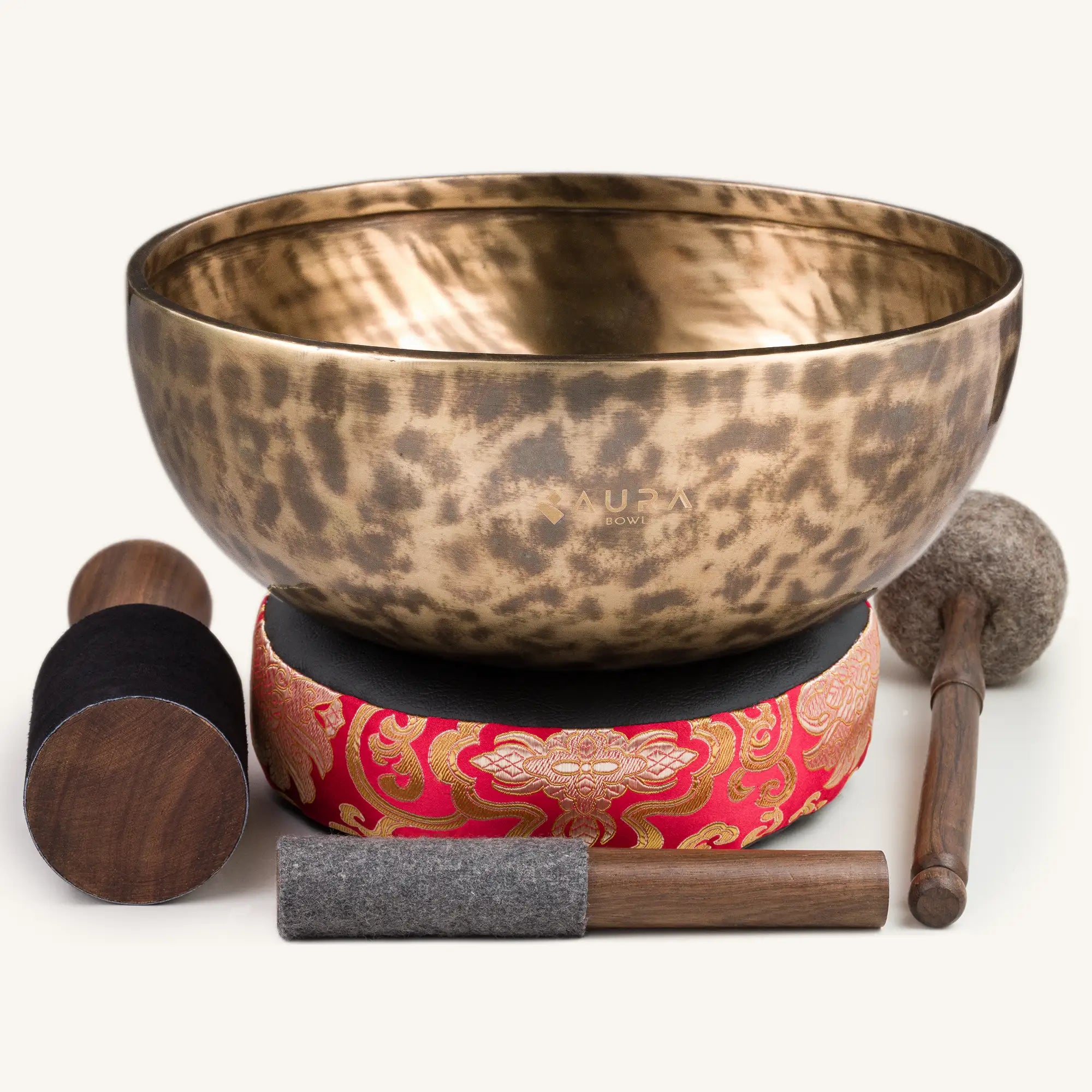 Jambati Tibetan Singing Bowl HW160 - 10 1/8", C#3 & G#4.
