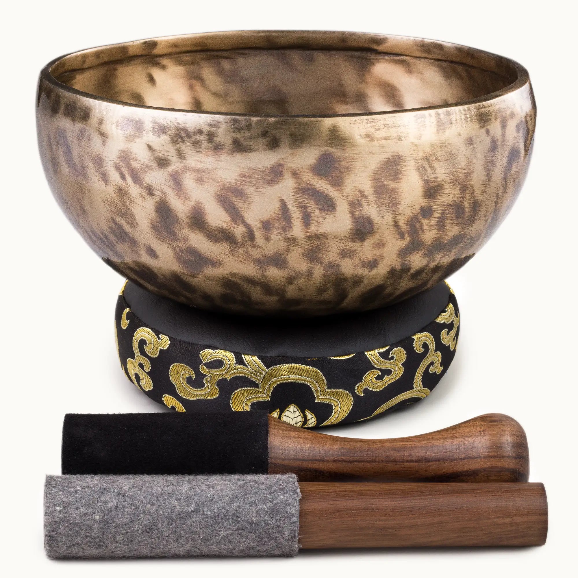 Jambati Tibetan Singing Bowl HW408 - 8 5/8", G#3 & D#5.
