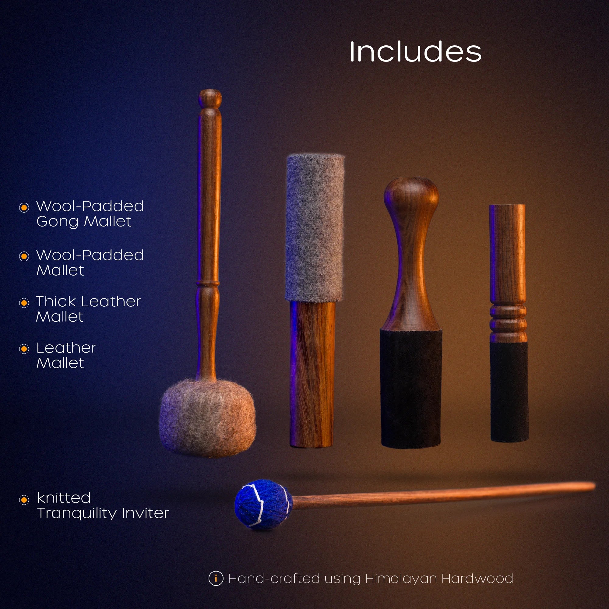 Sound Practitioners Choice – 8 pc. Chakra-tuned Tibetan Singing Bowl Set C8S-55