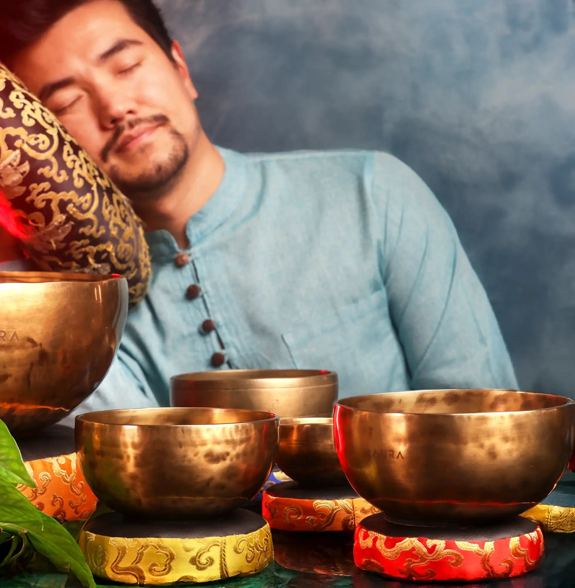 Sound Practitioners Choice – 8 pc. Chakra-tuned Tibetan Singing Bowl Set C8S-61