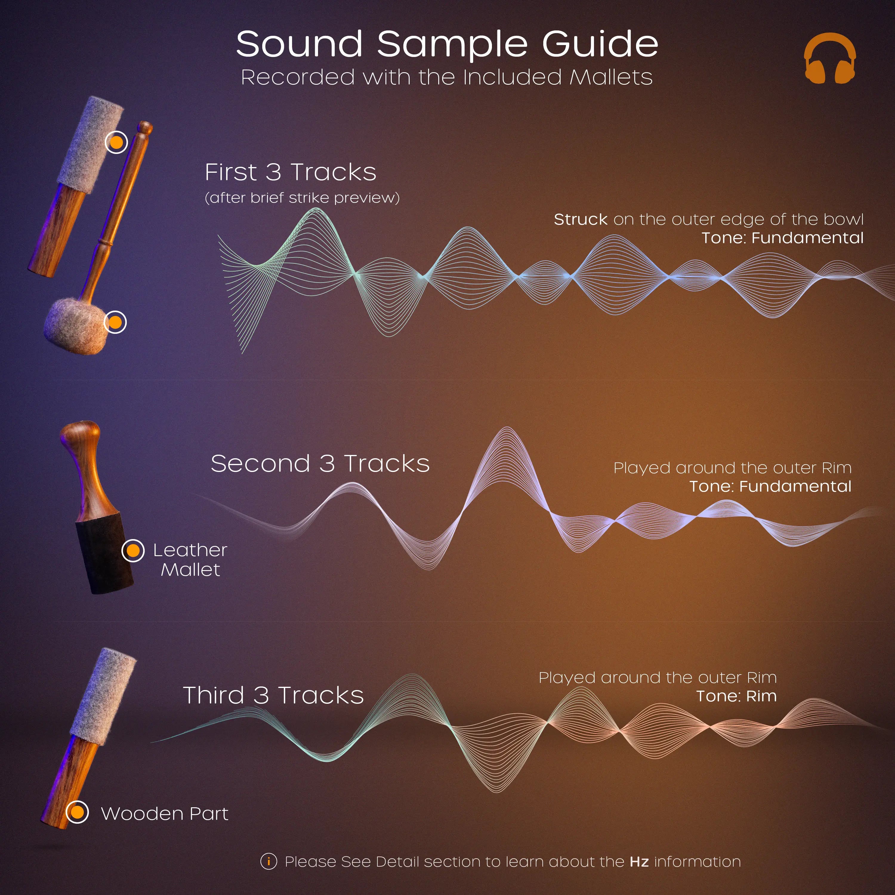 Himalayan Harmony Triad Set – 3 pc. Tibetan Singing Bowl Set TS73