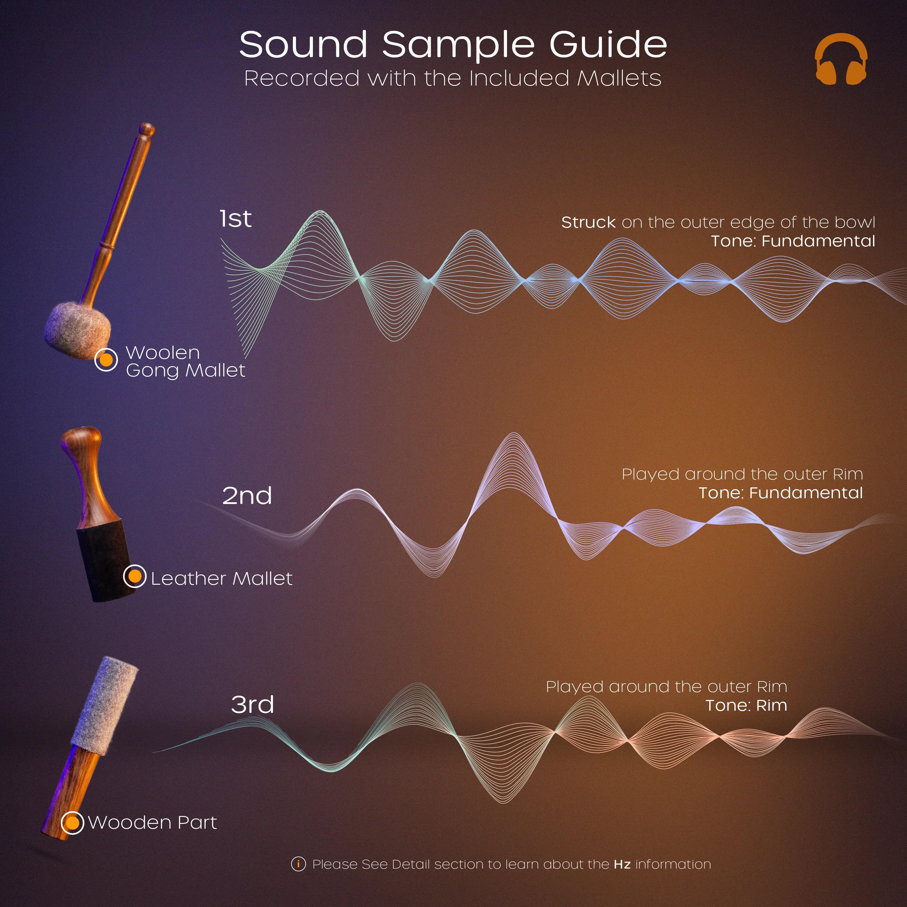 Thadobati Tibetan Singing Bowl TH331- 8", A3 & E5.