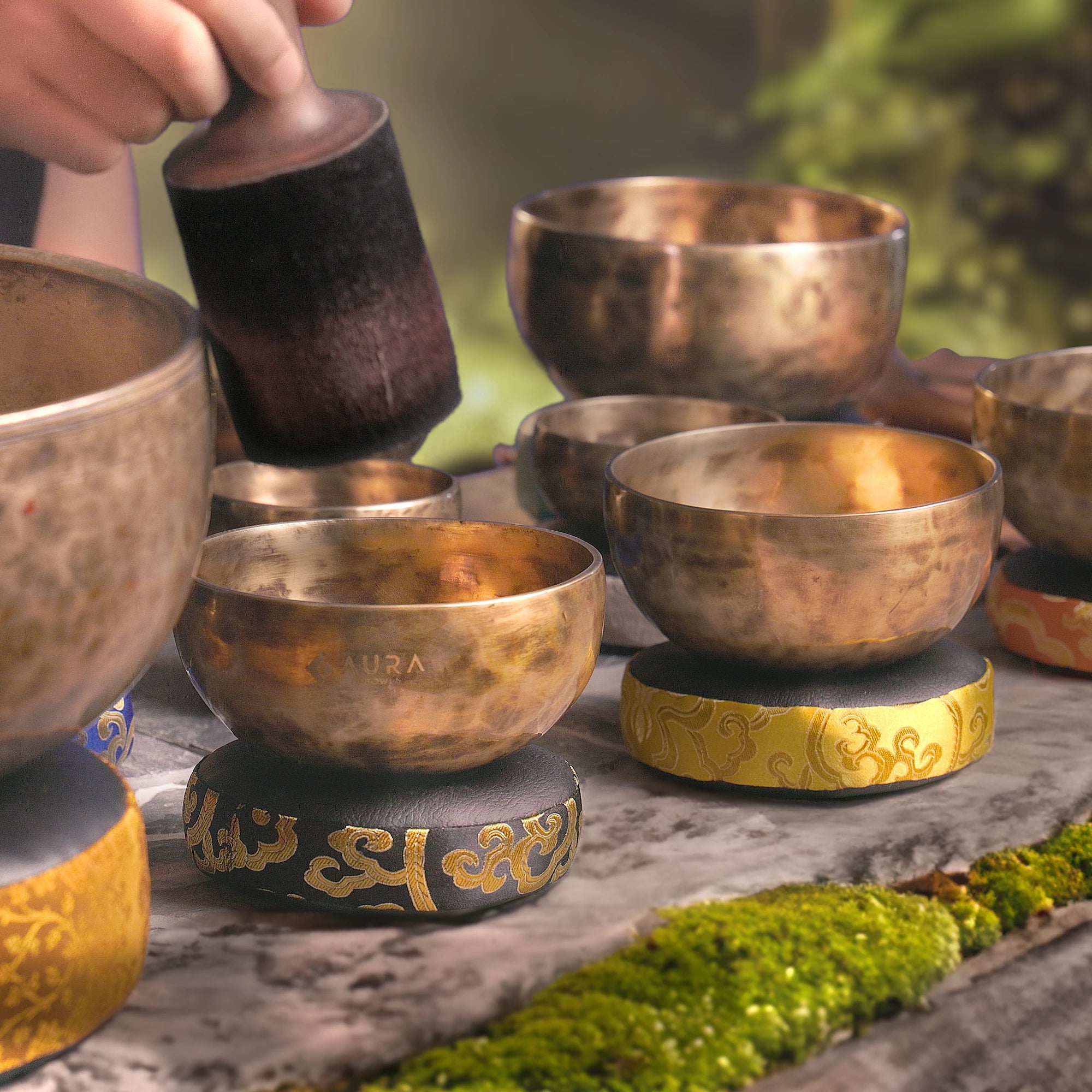 CB Tibetan Singing Bowl STH99 - 4 5/8", C5 & F6.